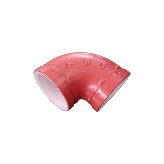 建支牌襯塑溝槽管件紅色彎頭 建支牌襯塑溝槽管件紅色彎頭